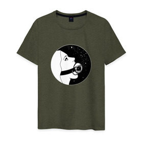 Мужская футболка хлопок с принтом BDSM Space в Петрозаводске, 100% хлопок | прямой крой, круглый вырез горловины, длина до линии бедер, слегка спущенное плечо. | Тематика изображения на принте: 