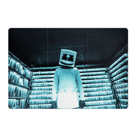 Магнитный плакат 3Х2 с принтом Marshmello в Петрозаводске, Полимерный материал с магнитным слоем | 6 деталей размером 9*9 см | marshmello | диджей | клуб | клубная музыка | маршмеллоу | маршмэлло | маршмэллоу | музыка | электронная