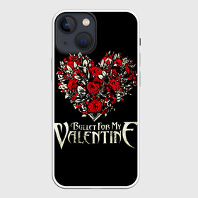 Чехол для iPhone 13 mini с принтом Bullet For My Valentine в Петрозаводске,  |  | bfmv | bullet for my valentine | metal | rock | группы | метал | музыка | рок | трэш