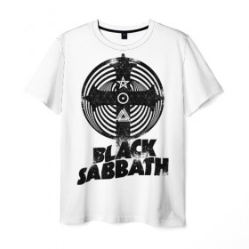 Мужская футболка 3D с принтом Black Sabbath в Петрозаводске, 100% полиэфир | прямой крой, круглый вырез горловины, длина до линии бедер | black sabbath | hard rock | heavy metal | блэк сабат | группы | метал | музыка | оззи осборн | рок | хард рок | хэви метал