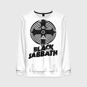 Женский свитшот 3D с принтом Black Sabbath в Петрозаводске, 100% полиэстер с мягким внутренним слоем | круглый вырез горловины, мягкая резинка на манжетах и поясе, свободная посадка по фигуре | black sabbath | hard rock | heavy metal | блэк сабат | группы | метал | музыка | оззи осборн | рок | хард рок | хэви метал