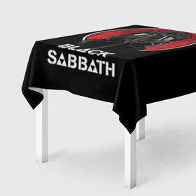 Скатерть 3D с принтом Black Sabbath в Петрозаводске, 100% полиэстер (ткань не мнется и не растягивается) | Размер: 150*150 см | black sabbath | hard rock | heavy metal | блэк сабат | группы | метал | музыка | оззи осборн | рок | хард рок | хэви метал