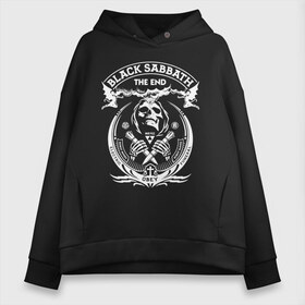 Женское худи Oversize хлопок с принтом Black Sabbath в Петрозаводске, френч-терри — 70% хлопок, 30% полиэстер. Мягкий теплый начес внутри —100% хлопок | боковые карманы, эластичные манжеты и нижняя кромка, капюшон на магнитной кнопке | black sabbath | hard rock | heavy metal | блэк сабат | группы | метал | музыка | оззи осборн | рок | хард рок | хэви метал