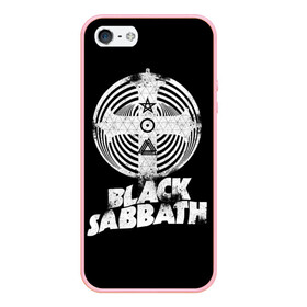 Чехол для iPhone 5/5S матовый с принтом Black Sabbath в Петрозаводске, Силикон | Область печати: задняя сторона чехла, без боковых панелей | black sabbath | hard rock | heavy metal | блэк сабат | группы | метал | музыка | оззи осборн | рок | хард рок | хэви метал