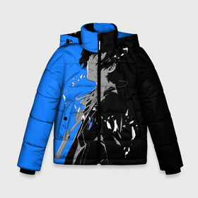 Зимняя куртка для мальчиков 3D с принтом Makoto Yuki - Persona 5 в Петрозаводске, ткань верха — 100% полиэстер; подклад — 100% полиэстер, утеплитель — 100% полиэстер | длина ниже бедра, удлиненная спинка, воротник стойка и отстегивающийся капюшон. Есть боковые карманы с листочкой на кнопках, утяжки по низу изделия и внутренний карман на молнии. 

Предусмотрены светоотражающий принт на спинке, радужный светоотражающий элемент на пуллере молнии и на резинке для утяжки | anime | game | makoto yuki | persona 5 | yuki | аниме | игра персонаж | мужчина | человек