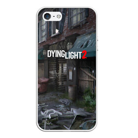 Чехол для iPhone 5/5S матовый с принтом DyingLight2 в Петрозаводске, Силикон | Область печати: задняя сторона чехла, без боковых панелей | baggie | dying light | game | good night good luck | survival horror | techland | the following | zombie | багги | зараженные | зомби | игры