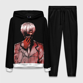 Женский костюм 3D (с толстовкой) с принтом Tokyo Ghoul в Петрозаводске,  |  | anime | manga | tokyo ghoul | аниме | котаро амон | кэн канэки | манга | ризе камиширо | тока киришима | токийский гуль