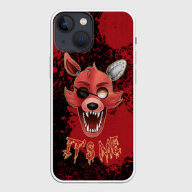 Чехол для iPhone 13 mini с принтом Foxy в Петрозаводске,  |  | five nights at freddys | foxy | аниматроники | игра | компьютерная игра | робот | фокси | фредди | чика