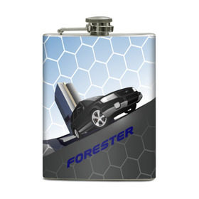 Фляга с принтом Subaru Forester SF5 в Петрозаводске, металлический корпус | емкость 0,22 л, размер 125 х 94 мм. Виниловая наклейка запечатывается полностью | auto | forester | jdm | sf5 | subaru | subaru forester | субару | форестер