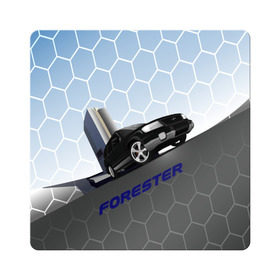 Магнит виниловый Квадрат с принтом Subaru Forester SF5 в Петрозаводске, полимерный материал с магнитным слоем | размер 9*9 см, закругленные углы | auto | forester | jdm | sf5 | subaru | subaru forester | субару | форестер