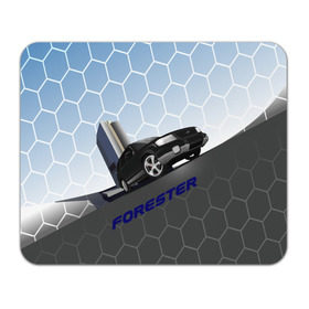 Коврик прямоугольный с принтом Subaru Forester SF5 в Петрозаводске, натуральный каучук | размер 230 х 185 мм; запечатка лицевой стороны | auto | forester | jdm | sf5 | subaru | subaru forester | субару | форестер