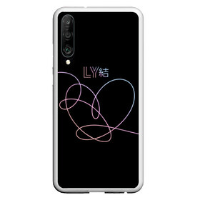 Чехол для Honor P30 с принтом BTS LOVE YOURSELF в Петрозаводске, Силикон | Область печати: задняя сторона чехла, без боковых панелей | bangtan boys | bt21 | bts | bts army | bts stickers | j hope | jimin | jin | jungkook | k pop | rap monster | rapmon | suga | v | бтс | корея | стикеры bts