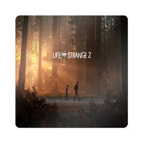 Магнит виниловый Квадрат с принтом Life is Strange в Петрозаводске, полимерный материал с магнитным слоем | размер 9*9 см, закругленные углы | caulfield | chloe price | game | kate marsh | life | life is strange | life is strange: before the storm | max | strange | две луны | игры | кейт марш | колфилд | макс | подростки | студенты