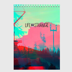 Скетчбук с принтом Life is Strange в Петрозаводске, 100% бумага
 | 48 листов, плотность листов — 100 г/м2, плотность картонной обложки — 250 г/м2. Листы скреплены сверху удобной пружинной спиралью | Тематика изображения на принте: caulfield | chloe price | game | kate marsh | life | life is strange | life is strange: before the storm | max | strange | две луны | игры | кейт марш | колфилд | макс | подростки | студенты