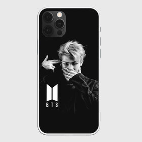 Чехол для iPhone 12 Pro с принтом BTS RAP MONSTER | БТС в Петрозаводске, силикон | область печати: задняя сторона чехла, без боковых панелей | bangtan boys | bt21 | bts | bts army | bts stickers | j hope | jimin | jin | jungkook | k pop | rap monster | rapmon | suga | v | бтс | корея | стикеры bts