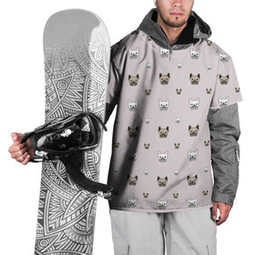 Накидка на куртку 3D с принтом Бульки в Петрозаводске, 100% полиэстер |  | Тематика изображения на принте: английский | бульдог | пес | собака | французский
