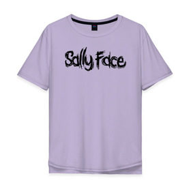 Мужская футболка хлопок Oversize с принтом SALLY FACE в Петрозаводске, 100% хлопок | свободный крой, круглый ворот, “спинка” длиннее передней части | 