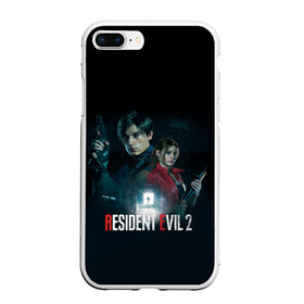 Чехол для iPhone 7Plus/8 Plus матовый с принтом Resident Evil 2 в Петрозаводске, Силикон | Область печати: задняя сторона чехла, без боковых панелей | 2 | biohazard | claire | evil | horror | raccoon | resident | survival | t virus | t вирус | выживание | зла | кеннеди | клэр | леон | обитель | раккун | редфилд | скотт | ужас