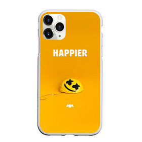 Чехол для iPhone 11 Pro матовый с принтом Marshmello Happier в Петрозаводске, Силикон |  | christopher | comstock | dj | dotcom | friends | marshmallow | marshmello | usa | диджей | друзья | комсток | крис | маршмэллоу | продюсер | сша