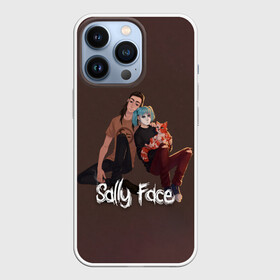 Чехол для iPhone 13 Pro с принтом Sally Face в Петрозаводске,  |  | Тематика изображения на принте: blue | diane | face | fisher | gizmo | henry | johnson | killer | larry | sally | генри | гизмо | джонсон | диана | ларри | лицо | салли | фейс | фишер