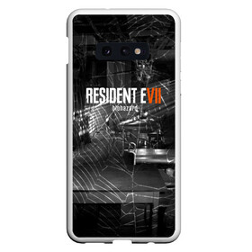 Чехол для Samsung S10E с принтом RESIDENT EVIL 7 в Петрозаводске, Силикон | Область печати: задняя сторона чехла, без боковых панелей | biohazard | biohazard 7 | crocodile | fang | game | hand | monster | new umbrella | resident evil | resident evil 7 | umbrella | umbrella corp | umbrella corporation | zombie