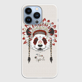 Чехол для iPhone 13 Pro с принтом Free spirit в Петрозаводске,  |  | free | spiri | белый | взгляд | голова | графика | дикий | дух | животное | индеец | ирокез | картинка | косы | красивый | крутой | лучший | мода | модный | молодёжная | орнамент | панда | перья | природа