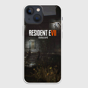 Чехол для iPhone 13 mini с принтом RESIDENT EVIL 7 в Петрозаводске,  |  | biohazard | biohazard 7 | crocodile | fang | game | hand | monster | new umbrella | resident evil | resident evil 7 | umbrella | umbrella corp | umbrella corporation | zombie