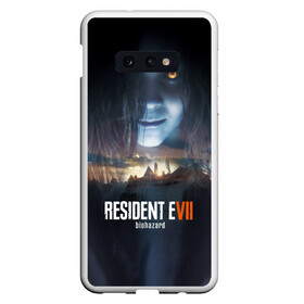 Чехол для Samsung S10E с принтом Resident Evil 7 в Петрозаводске, Силикон | Область печати: задняя сторона чехла, без боковых панелей | biohazard | biohazard 7 | crocodile | fang | game | hand | monster | new umbrella | resident evil | resident evil 7 | umbrella | umbrella corp | umbrella corporation | zombie