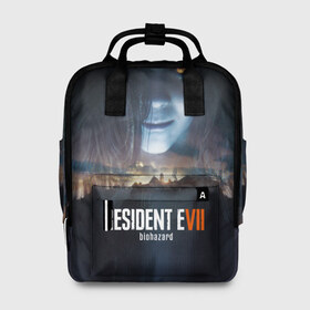 Женский рюкзак 3D с принтом Resident Evil 7 в Петрозаводске, 100% полиэстер | лямки с регулируемой длиной, сверху ручки, чтобы рюкзак нести как сумку. Основное отделение закрывается на молнию, как и внешний карман. Внутри два дополнительных кармана, один из которых закрывается на молнию. По бокам два дополнительных кармашка, куда поместится маленькая бутылочка
 | Тематика изображения на принте: biohazard | biohazard 7 | crocodile | fang | game | hand | monster | new umbrella | resident evil | resident evil 7 | umbrella | umbrella corp | umbrella corporation | zombie