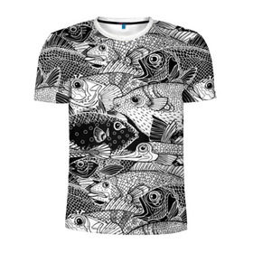 Мужская футболка 3D спортивная с принтом Рыбы в Петрозаводске, 100% полиэстер с улучшенными характеристиками | приталенный силуэт, круглая горловина, широкие плечи, сужается к линии бедра | beautiful | best | cool | depth | fashio | fish | graphics | pattern | picture | trendy | underwater | water | world | youth | белый | вода | глубина | графика | картинка | красивый | крутой | лучший | мир | мода | модный | молодёжная | подводный | рисуно