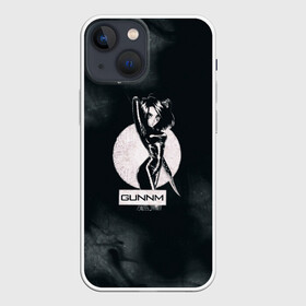 Чехол для iPhone 13 mini с принтом Алита монохром в Петрозаводске,  |  | alita | alita: battle angel | angel | battle | gunnm | алита | боевой ангел | гали | города свалки металлолома | гунм | гуннм | дайсукэ идо | девушка | киборг | сны оружия | хаос