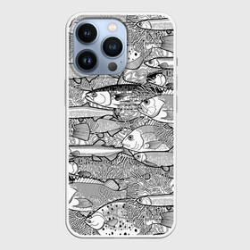 Чехол для iPhone 13 Pro с принтом Рыбы в Петрозаводске,  |  | algae | corals | depth | drawing | fish | g | picture | plants | underwater | water | world | белый | вода | водоросли | глубина | графика | картинка | кораллы | красивый | крутой | лучший | мир | мода | модный | молодёжная | подводный