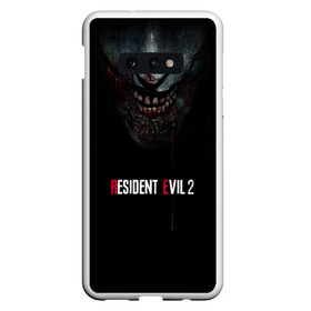 Чехол для Samsung S10E с принтом Resident Evil 2 в Петрозаводске, Силикон | Область печати: задняя сторона чехла, без боковых панелей | biohazard | biohazard 7 | crocodile | fang | game | hand | monster | new umbrella | resident evil | resident evil 7 | umbrella | umbrella corp | umbrella corporation | zombie