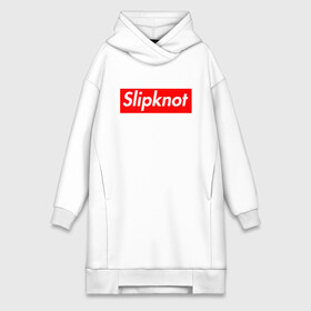 Платье-худи хлопок с принтом Slipknot (supreme style) в Петрозаводске,  |  | streetwear | комбинезоны | маски | ню метал | петля | плашка | стритстайл | удавка | уличный