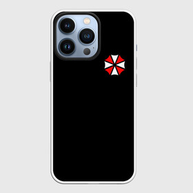 Чехол для iPhone 13 Pro с принтом UMBRELLA CORP (НА СПИНЕ) | ОБИТЕЛЬ ЗЛА в Петрозаводске,  |  | Тематика изображения на принте: ada wong | biohazard | game | gamer | leon | logo | mistic | raccoon city | re2 | resident evil 2 | rpd | stars | umbrella | ада вонг | амбрелла | зомби | игра | мистика | ужасы