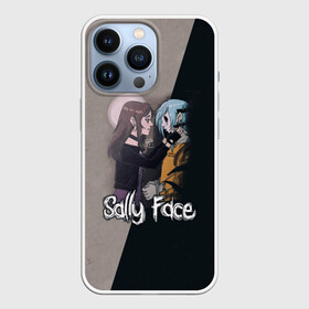 Чехол для iPhone 13 Pro с принтом Sally Face в Петрозаводске,  |  | Тематика изображения на принте: sally face | гизмо | девид | девочка | игра | лари | ларри | мальчик | маска | мрачная | на лице | пых | с протезом | сал | сали | салли | салли фейс | фейс | фэйс | эддисон | эшли