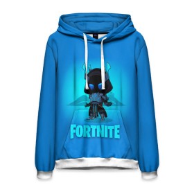 Мужская толстовка 3D с принтом Fortnite. The Ice King в Петрозаводске, 100% полиэстер | двухслойный капюшон со шнурком для регулировки, мягкие манжеты на рукавах и по низу толстовки, спереди карман-кенгуру с мягким внутренним слоем. | battle | epic | fortnite | games | ice | king | nevermore | royale | save | soldier | world | битва | владыка | королевская | король | ледяной | льда | солдат | фортнайт