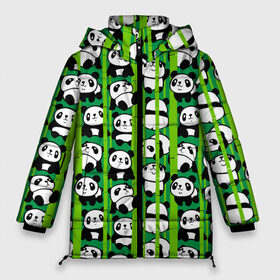 Женская зимняя куртка 3D с принтом Медведи панда в Петрозаводске, верх — 100% полиэстер; подкладка — 100% полиэстер; утеплитель — 100% полиэстер | длина ниже бедра, силуэт Оверсайз. Есть воротник-стойка, отстегивающийся капюшон и ветрозащитная планка. 

Боковые карманы с листочкой на кнопках и внутренний карман на молнии | animals | bamboo | bears | branches | funny | panda | trees | аниме | бамбук | весёлые | ветки | графика | деревья | животные | зелёный | искусство | картинка | красивый | крутой | малыши | медведи | мода | модный | молодёжная