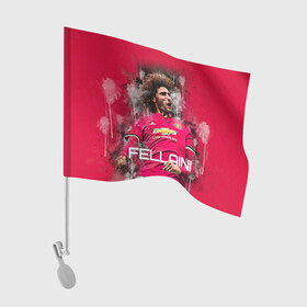 Флаг для автомобиля с принтом Fellaini в Петрозаводске, 100% полиэстер | Размер: 30*21 см | de gea | fellaini | lukaku | manchester | manchester united | mufc | rooney | де хеа | лукаку | манчестер | манчестер юнайтед | феллайни | футбол