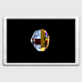Магнит 45*70 с принтом Daft Punk в Петрозаводске, Пластик | Размер: 78*52 мм; Размер печати: 70*45 | Тематика изображения на принте: daft punk | electronic | house | human | music | robot | дафт панк | музыка | синти поп | хаус | электроника