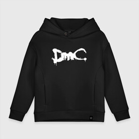 Детское худи Oversize хлопок с принтом DMC (НА СПИНЕ) в Петрозаводске, френч-терри — 70% хлопок, 30% полиэстер. Мягкий теплый начес внутри —100% хлопок | боковые карманы, эластичные манжеты и нижняя кромка, капюшон на магнитной кнопке | Тематика изображения на принте: dante | devil may cry | devil may cry 5 | dmc | game | hell | play | sword | ад | данте | игры | компьютерные игры 2019 | меч