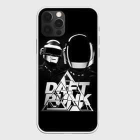 Чехол для iPhone 12 Pro с принтом Daft Punk в Петрозаводске, силикон | область печати: задняя сторона чехла, без боковых панелей | daft punk | electronic | house | human | music | robot | дафт панк | музыка | синти поп | хаус | электроника