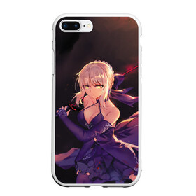 Чехол для iPhone 7Plus/8 Plus матовый с принтом Fate Grand Order в Петрозаводске, Силикон | Область печати: задняя сторона чехла, без боковых панелей | Тематика изображения на принте: anime | fate grand order | manga | saber | аниме | арчер | ассасин | великий приказ | лансер | лунный свет в потерянной комнате | манга | первая миссия | судьба великая кампания | сэйбер