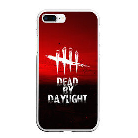 Чехол для iPhone 7Plus/8 Plus матовый с принтом DEAD BY DAYLIGHT в Петрозаводске, Силикон | Область печати: задняя сторона чехла, без боковых панелей | dead by daylight | game | hillbilly | maniacs | trapper | wraith | деревенщина | игра | мертвые днем | охотник | призрак