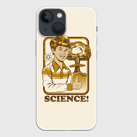 Чехол для iPhone 13 mini с принтом Science в Петрозаводске,  |  | 80 е | 80s | 90 е | 90s | oldschool | retro | retrowave | stranger thing | vintage | винтаж | олдскул | ретро | ретровейв | странные дела