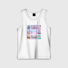 Детская майка хлопок с принтом BTS | БТС | BANGTAN BOYS в Петрозаводске,  |  | bangtan boys | bt21 | bts | bts army | bts stickers | j hope | jimin | jin | jungkook | k pop | rap monster | rapmon | suga | v | бтс | корея | стикеры bts