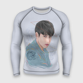 Мужской рашгард 3D с принтом Jeon Jungkook в Петрозаводске,  |  | bts | gucci | jeon jungkook | k pop | korean pop | music | бтс | гуси | гучи | гуччи | кей поп | коллаб | чон чонгук