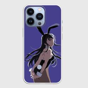 Чехол для iPhone 13 Pro с принтом Маи Сакурадзима | Mai Sakurajima | Bunny girl senpai в Петрозаводске,  |  | Тематика изображения на принте: anime | rascal does not dream of bunny girl senpai | seishun buta yarou wa bunny girl senpai | аниме | сакурадзима май | сакута | этот глупый свин не понимает мечту девочки зайки