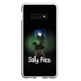 Чехол для Samsung S10E с принтом Sally Face в Петрозаводске, Силикон | Область печати: задняя сторона чехла, без боковых панелей | blue | diane | face | fisher | gizmo | henry | johnson | killer | larry | sally | генри | гизмо | джонсон | диана | ларри | лицо | салли | фейс | фишер