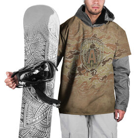Накидка на куртку 3D с принтом Альфа в Петрозаводске, 100% полиэстер |  | Тематика изображения на принте: альфа | антитеррор | спецназ